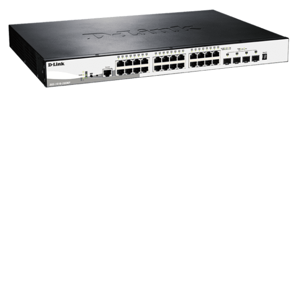 DGS-1510-28XMP SWITCH 24P GIGA L2 STACK POE 4P 10G