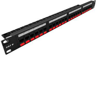 PATCH PANEL GIGALAN CAT.6 24 POSICOES T568A/B